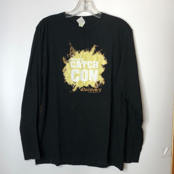 Ultra Club Organic Tops - Ultra Club Organic Discovery Channel Deadliest Catch Con Cotton Top M MEDIUM